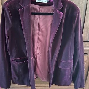 nice velvety blazer (blaiser) maroon